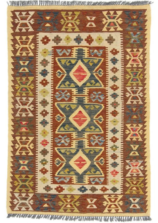 Vloerkleed Plat Geweven Kilim Afghan