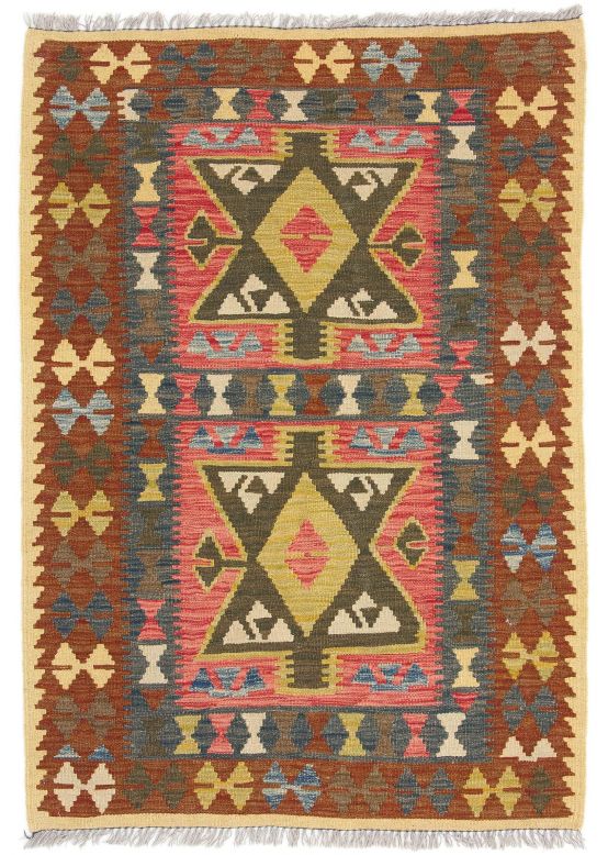 Vloerkleed Plat Geweven Kilim Afghan