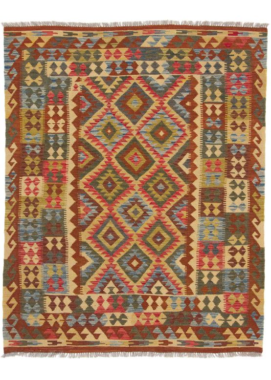 Vloerkleed Plat Geweven Kilim Afghan