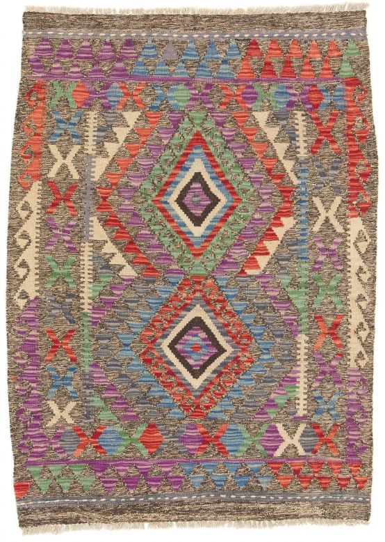 Vloerkleed Plat Geweven Kilim Afghan