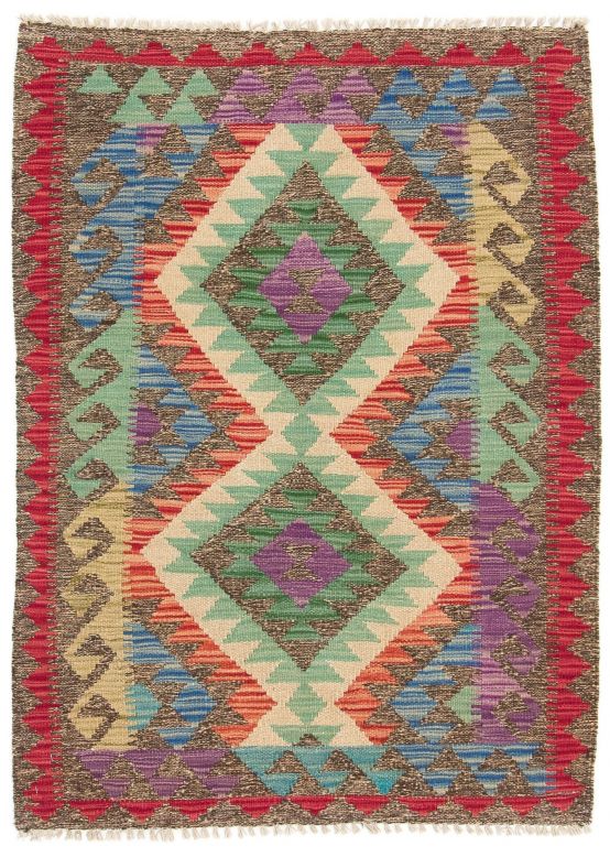 Vloerkleed Plat Geweven Kilim Afghan