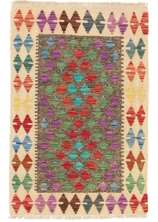 Vloerkleed Plat Geweven Kilim Afghan