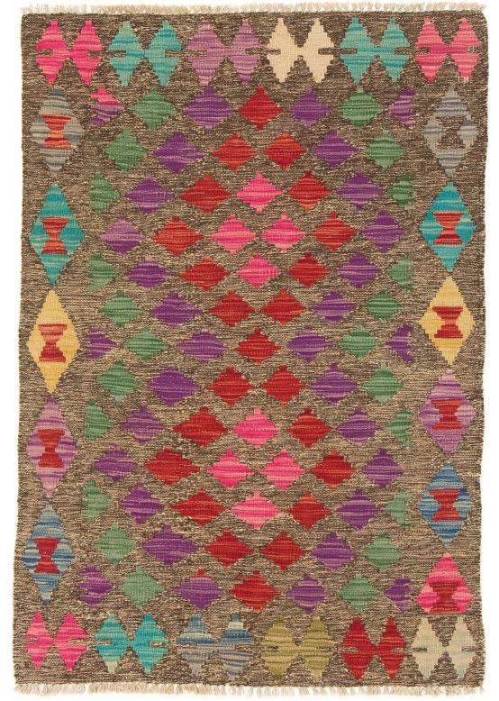 Vloerkleed Plat Geweven Kilim Afghan