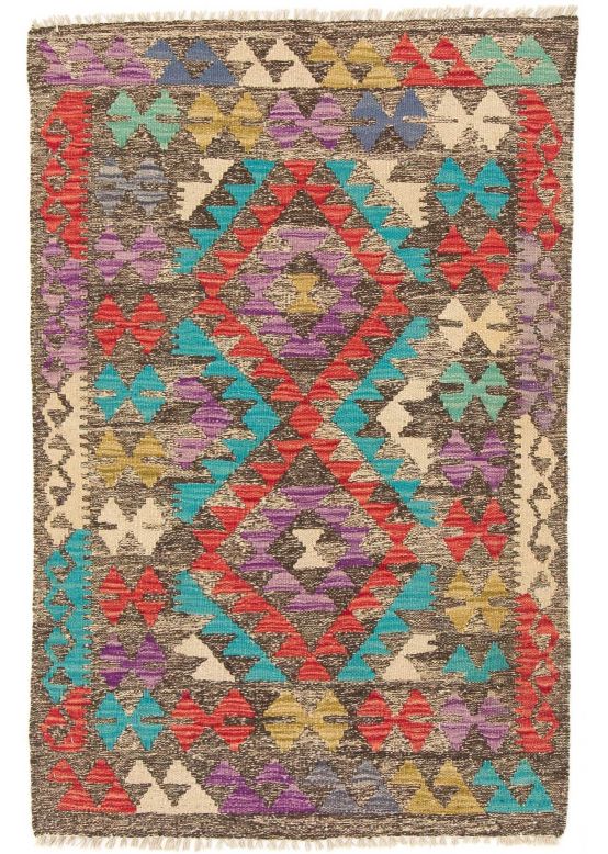 Vloerkleed Plat Geweven Kilim Afghan