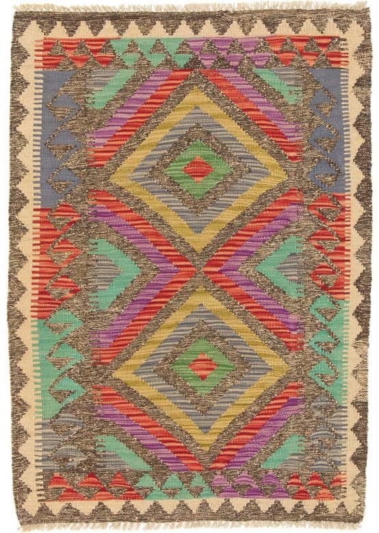 Vloerkleed Plat Geweven Kilim Afghan