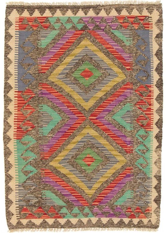 Vloerkleed Plat Geweven Kilim Afghan