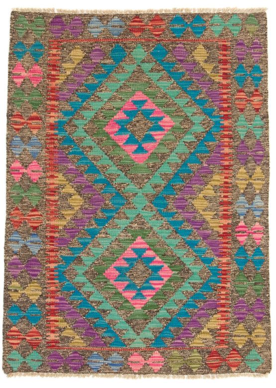 Vloerkleed Plat Geweven Kilim Afghan