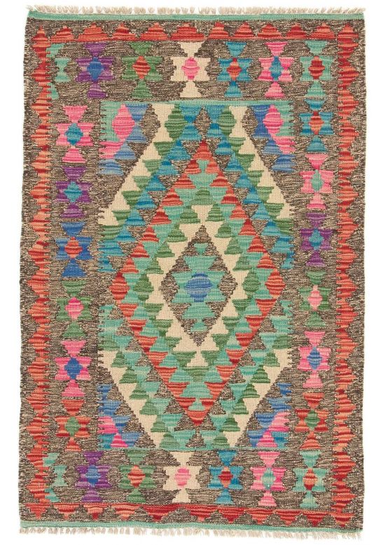 Vloerkleed Plat Geweven Kilim Afghan