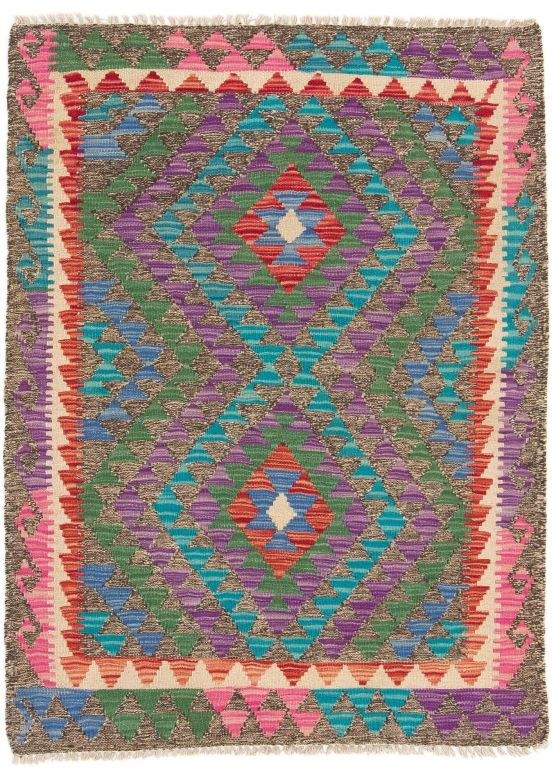 Vloerkleed Plat Geweven Kilim Afghan