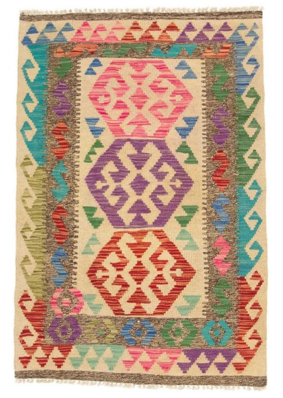 Vloerkleed Plat Geweven Kilim Afghan