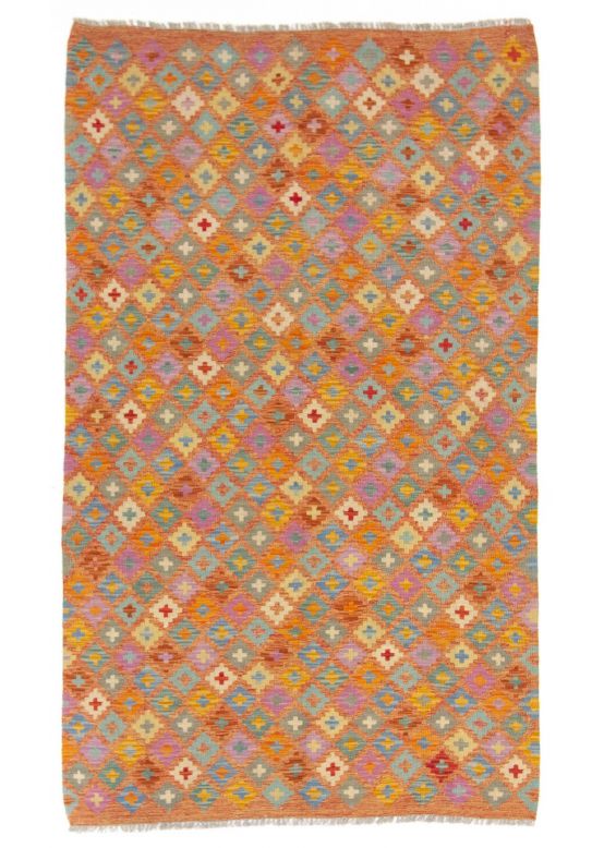 Vloerkleed Plat Geweven Kilim Afghan