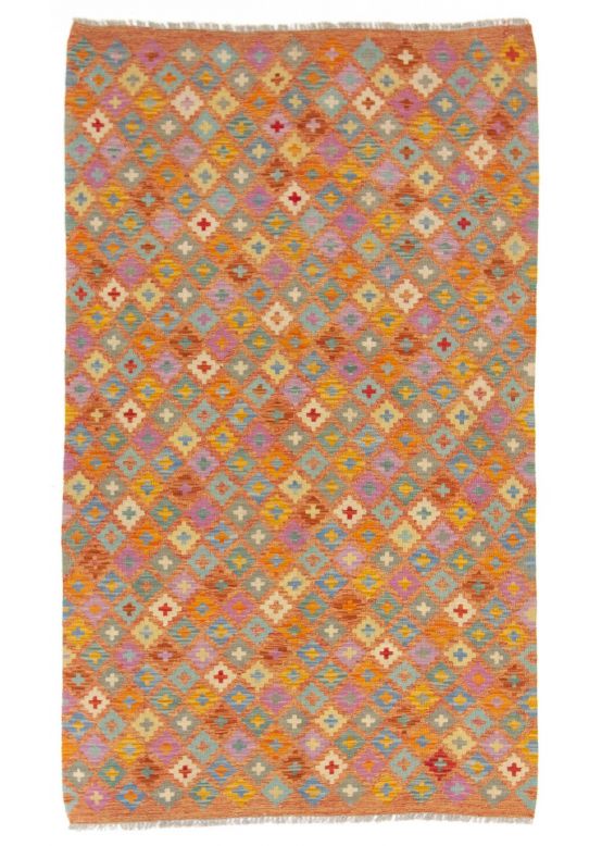 Vloerkleed Plat Geweven Kilim Afghan