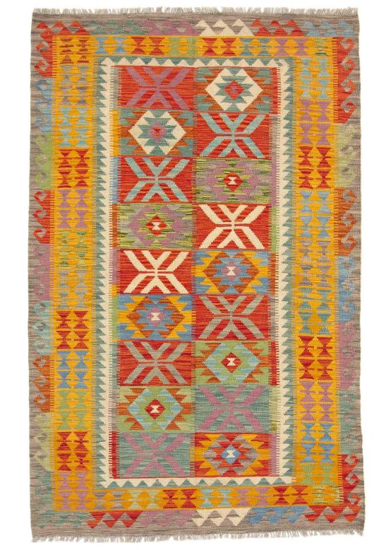 Vloerkleed Plat Geweven Kilim Afghan