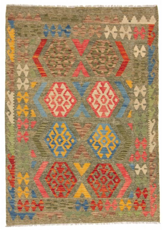 Vloerkleed Plat Geweven Kilim Afghan