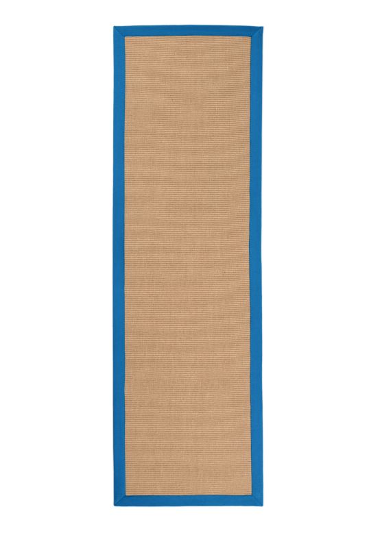 Vloerkleed Sisal Loper Blauw
