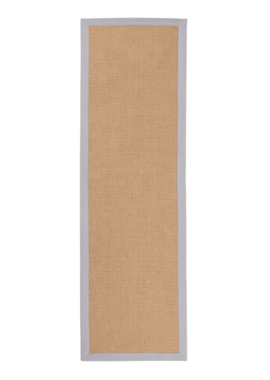 Vloerkleed Sisal Loper Lichtgrijs