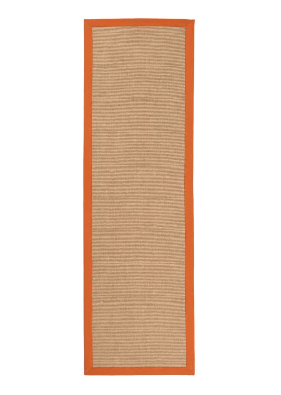 Vloerkleed Sisal Loper Oranje