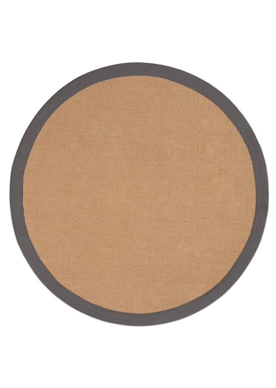Vloerkleed Sisal rond Grijs