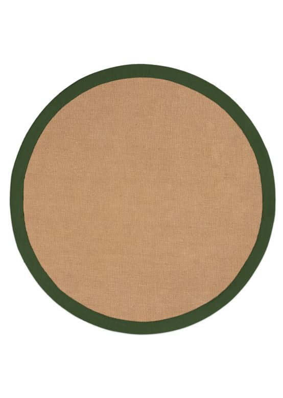 Vloerkleed Sisal rond Groen