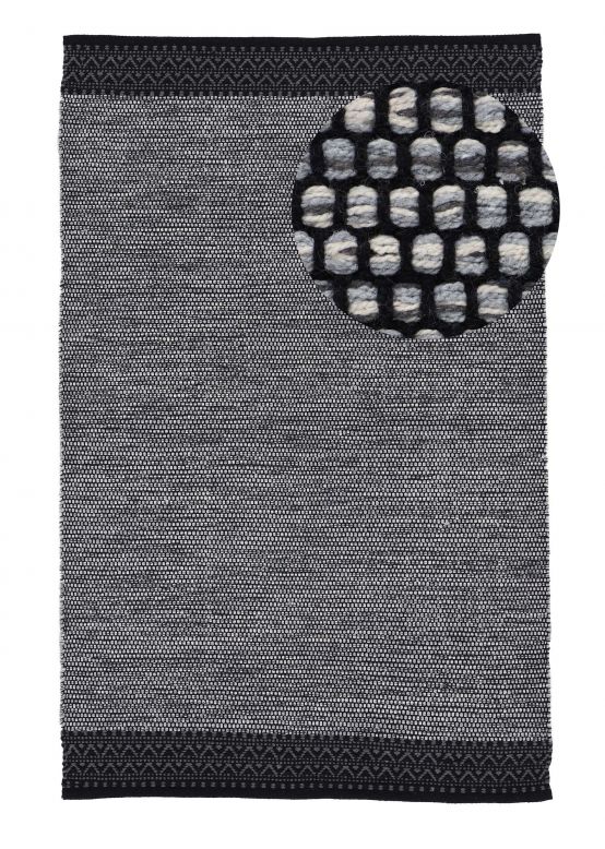 Vloerkleed Plat Geweven Kilim Mia Grau