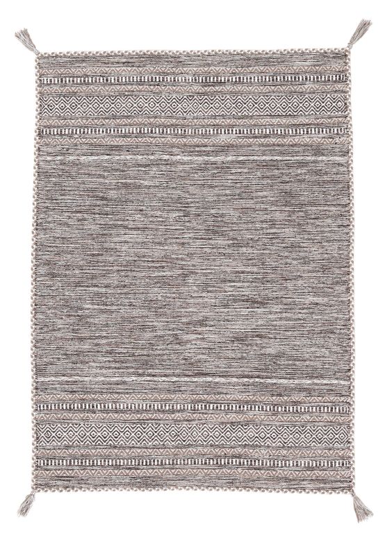 Vloerkleed Plat Geweven Kilim Azizi Beige