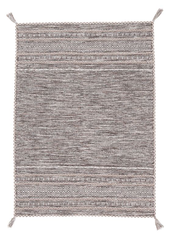 Vloerkleed Plat Geweven Kilim Azizi Beige