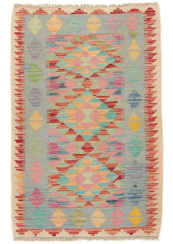 Vloerkleed Plat Geweven Kilim Afghan