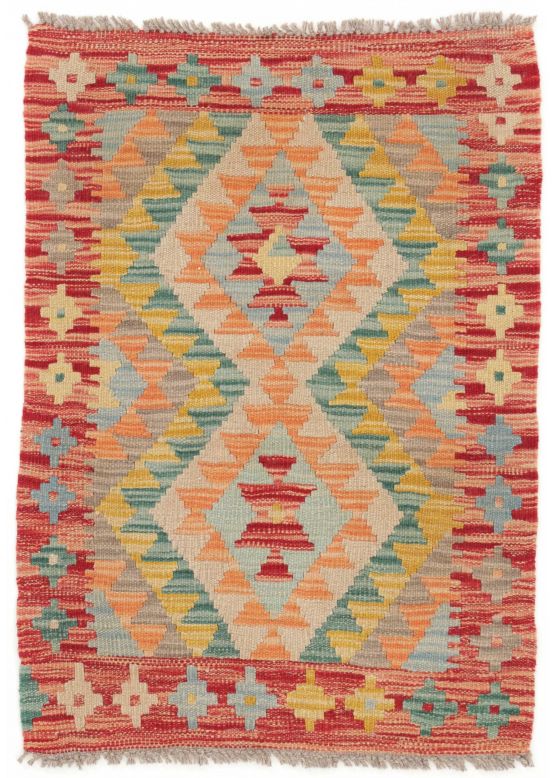 Vloerkleed Plat Geweven Kilim Afghan