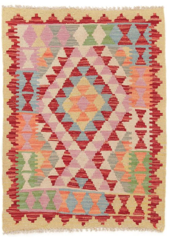 Vloerkleed Plat Geweven Kilim Afghan