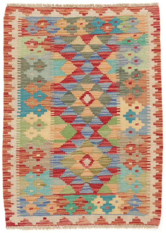 Vloerkleed Plat Geweven Kilim Afghan