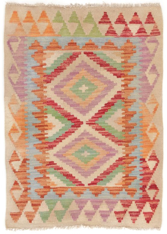 Vloerkleed Plat Geweven Kilim Afghan