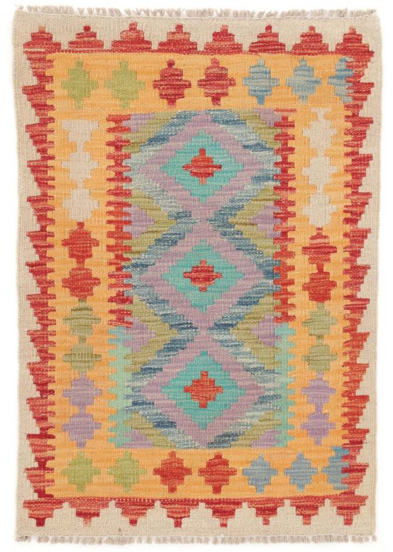 Vloerkleed Plat Geweven Kilim Afghan