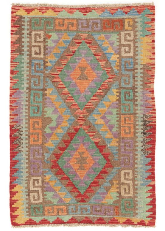 Vloerkleed Plat Geweven Kilim Afghan