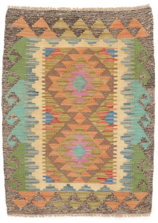 Vloerkleed Plat Geweven Kilim Afghan