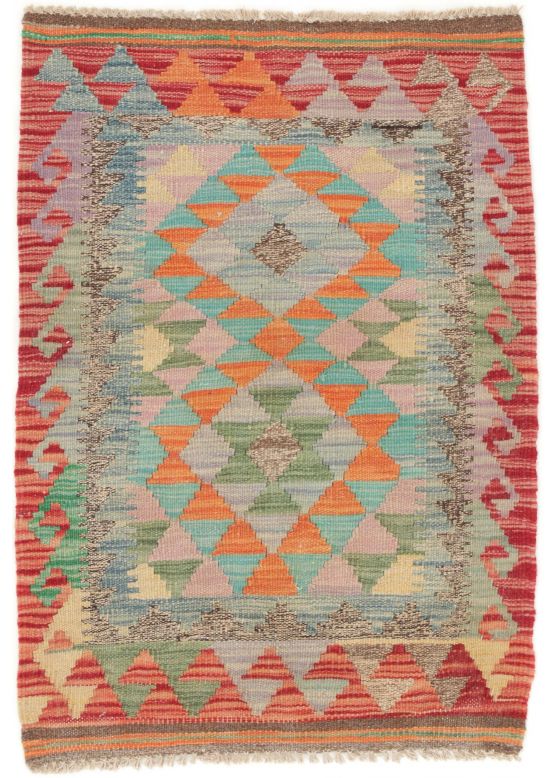 Vloerkleed Plat Geweven Kilim Afghan