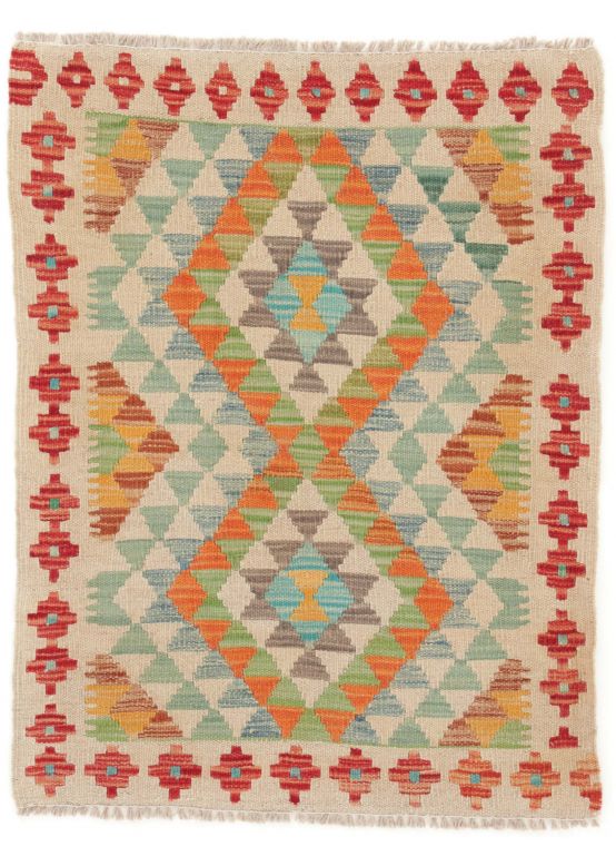 Vloerkleed Plat Geweven Kilim Afghan