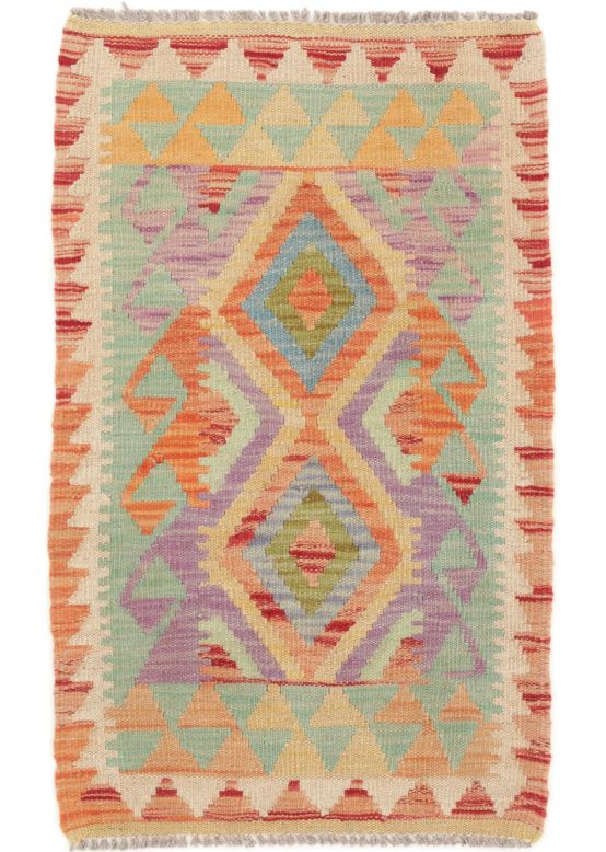 Vloerkleed Plat Geweven Kilim Afghan