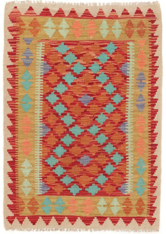 Vloerkleed Plat Geweven Kilim Afghan