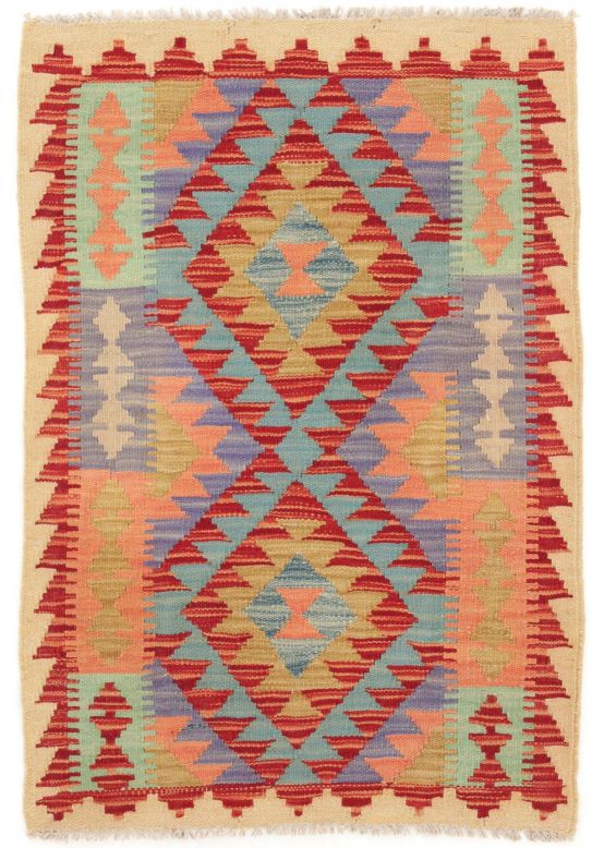 Vloerkleed Plat Geweven Kilim Afghan