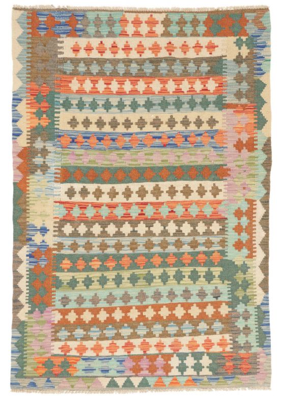 Vloerkleed Plat Geweven Kilim Afghan