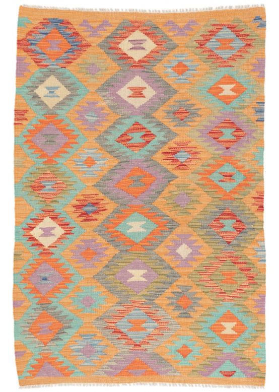 Vloerkleed Plat Geweven Kilim Afghan