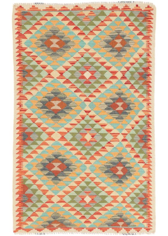 Vloerkleed Plat Geweven Kilim Afghan