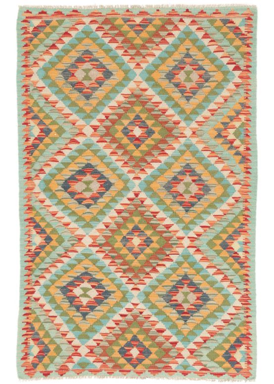 Vloerkleed Plat Geweven Kilim Afghan