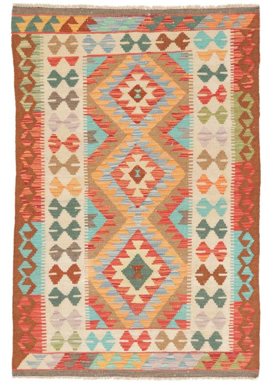 Vloerkleed Plat Geweven Kilim Afghan