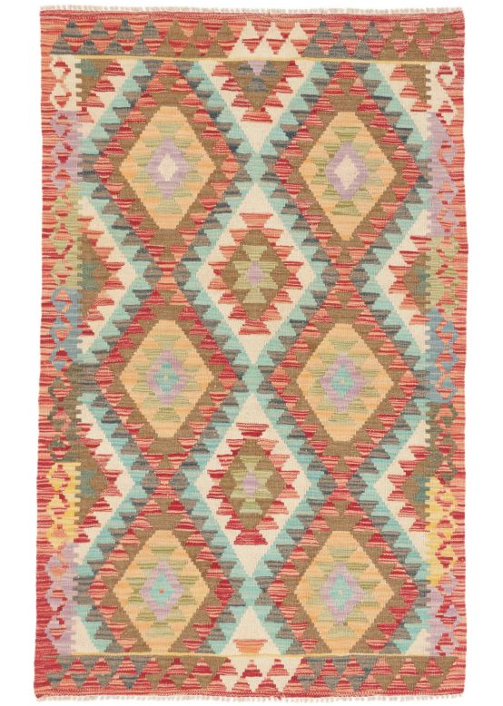 Vloerkleed Plat Geweven Kilim Afghan