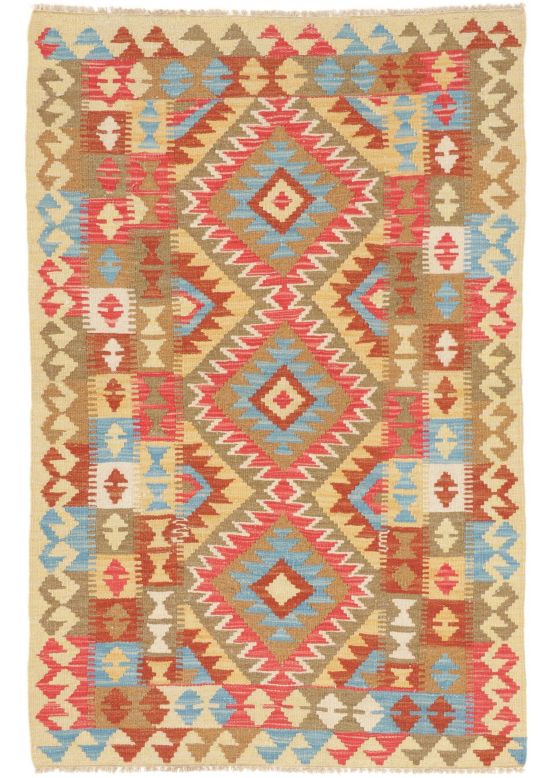 Vloerkleed Plat Geweven Kilim Afghan