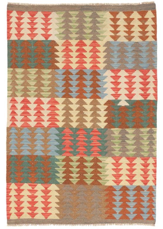 Vloerkleed Plat Geweven Kilim Afghan