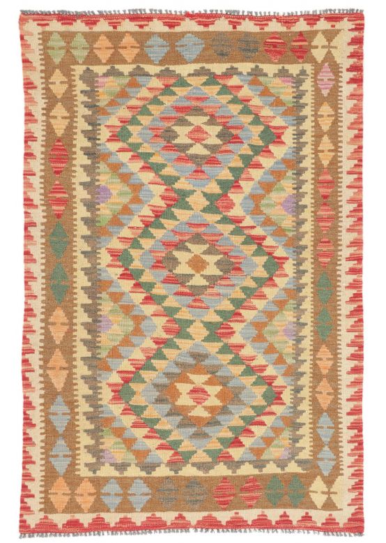 Vloerkleed Plat Geweven Kilim Afghan