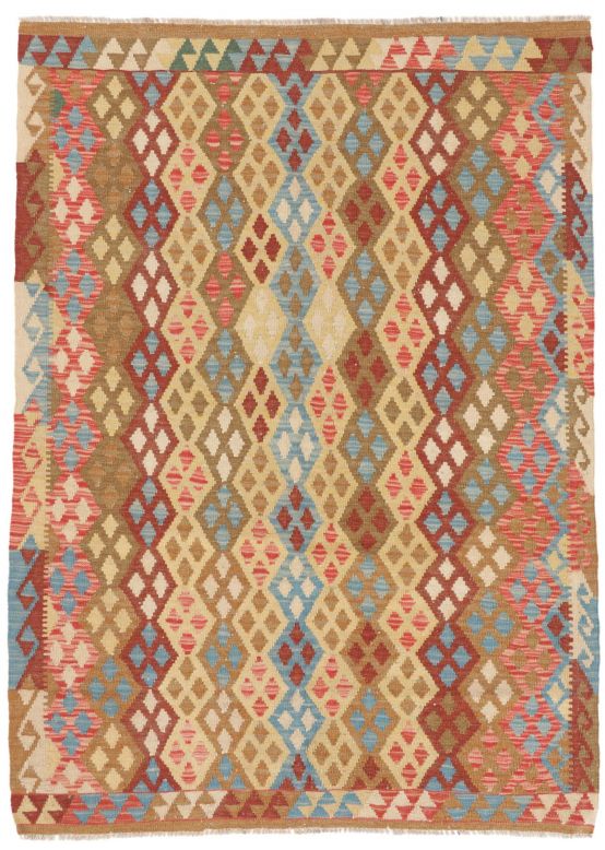 Vloerkleed Plat Geweven Kilim Afghan