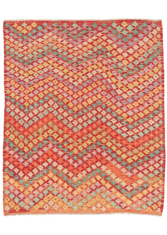 Vloerkleed Plat Geweven Kilim Afghan